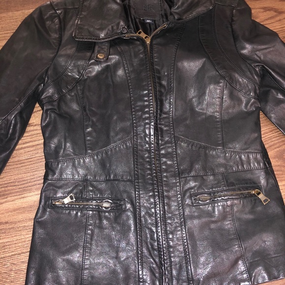 Real leather jacket - Picture 4 of 5